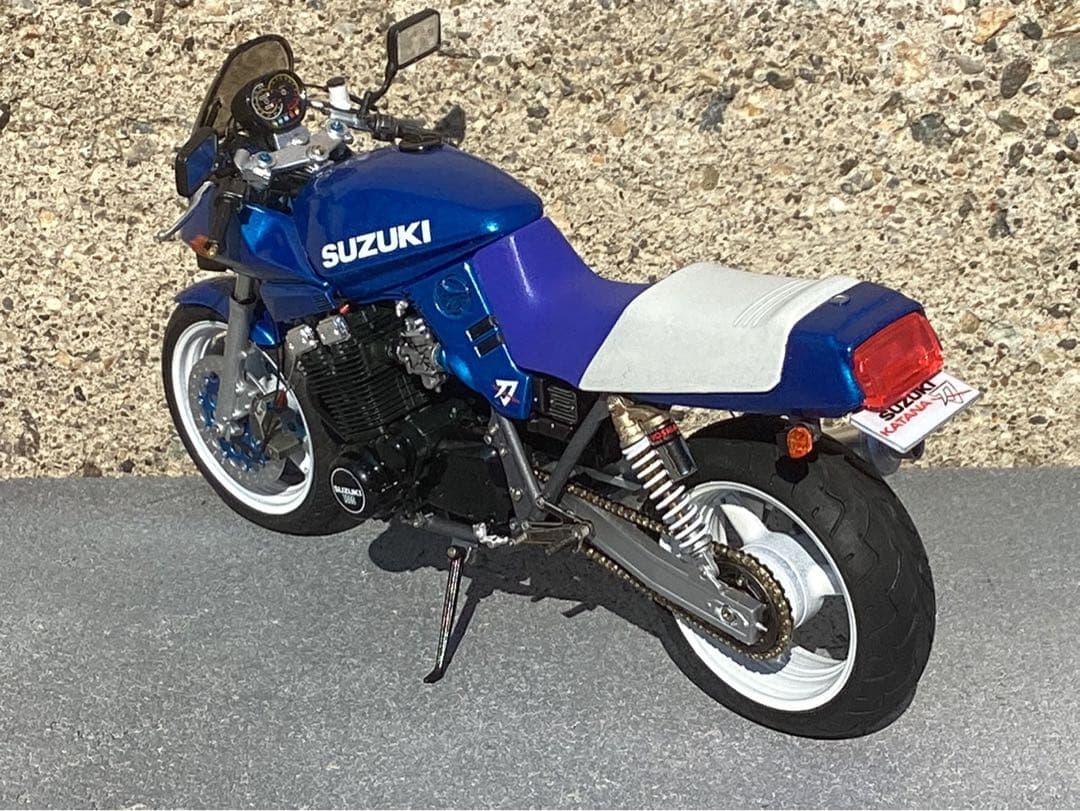 バイクプラモデル　族車　タミヤ1/12 スズキカタナ(ジャンク品)