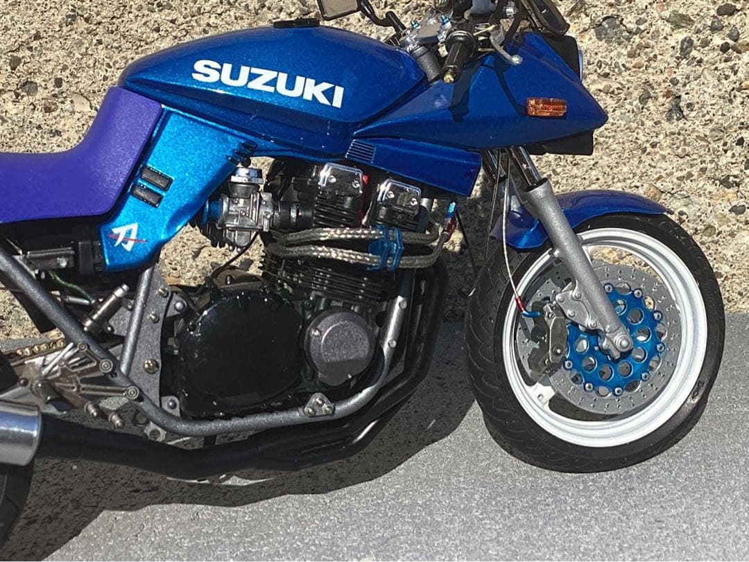 バイクプラモデル　族車　タミヤ1/12 スズキカタナ(ジャンク品)