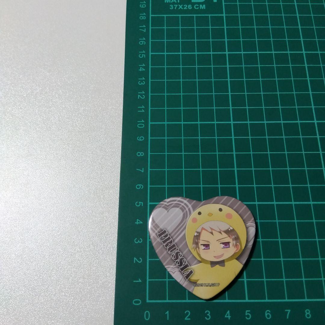 【ヘタリア】プロイセン マルイ THEキャラSHOP ハート 缶バッジ 着ぐるみ