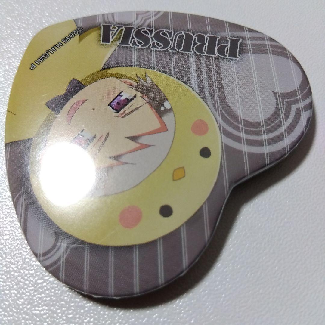 【ヘタリア】プロイセン マルイ THEキャラSHOP ハート 缶バッジ 着ぐるみ