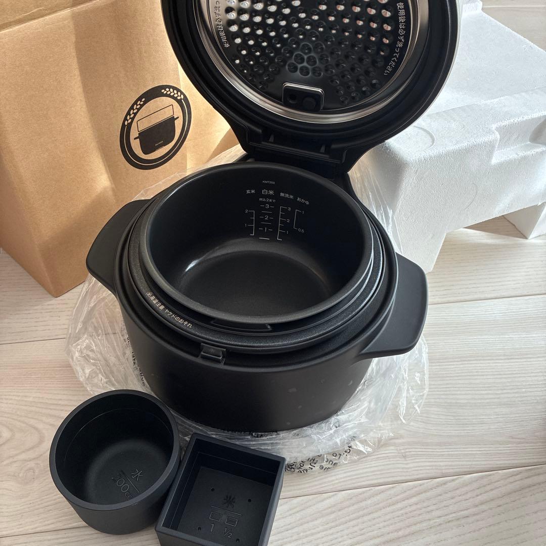 BALMUDA The Gohan 炊飯器　K03A-BK