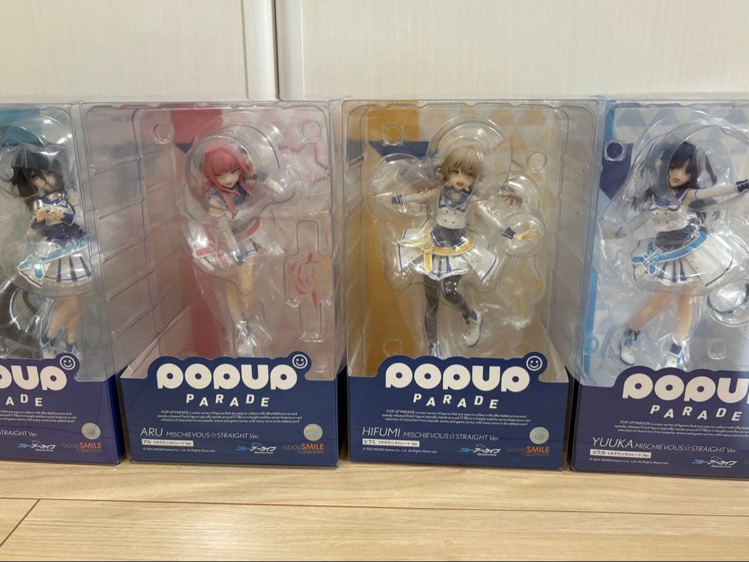 ブルーアーカイブ イタズラ☆ストレート フィギュア アル アリス ユウカ ヒフミ