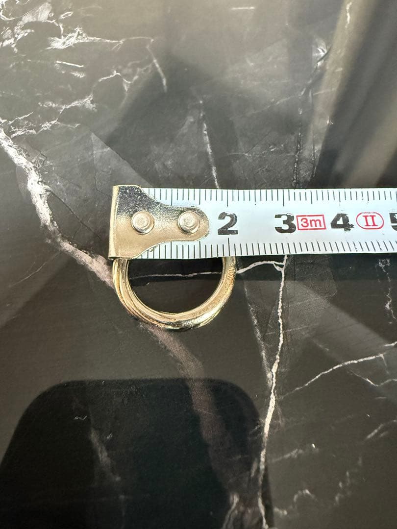 【希少】SAINT LAURENT ツイストリング 925シルバーゴールド