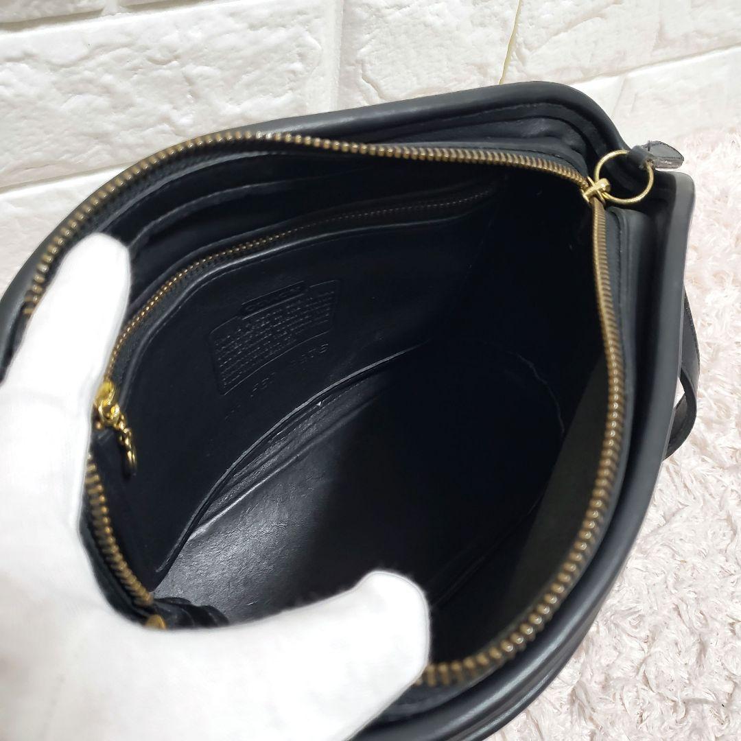 オールドコーチ COACH オールレザー ラウンドアーチショルダーバッグ 美品