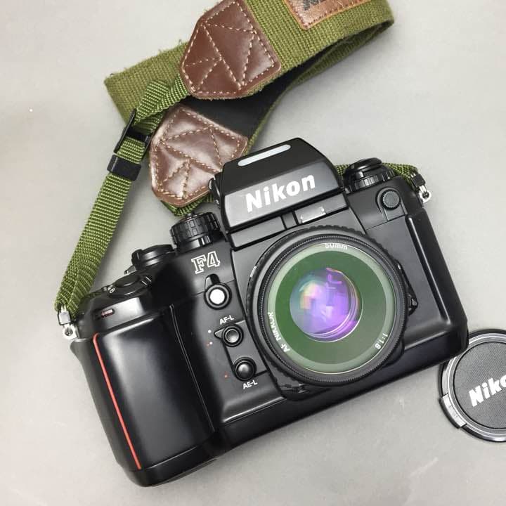 ニコン 名器 F4 50mm 1:1.8 単焦点レンズ付 実動品