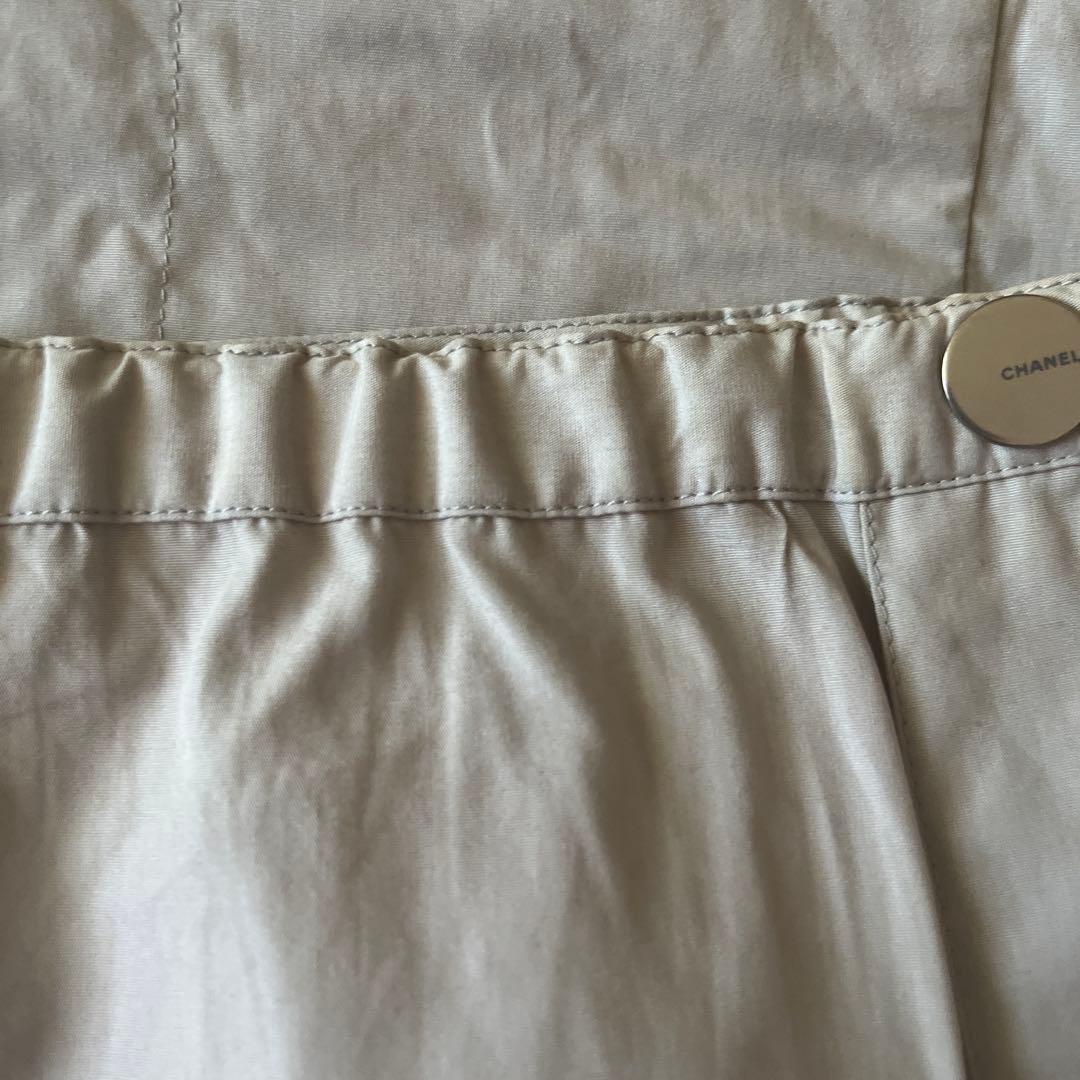 よしこCHANELシャネル膝丈スカート ボタン付き34