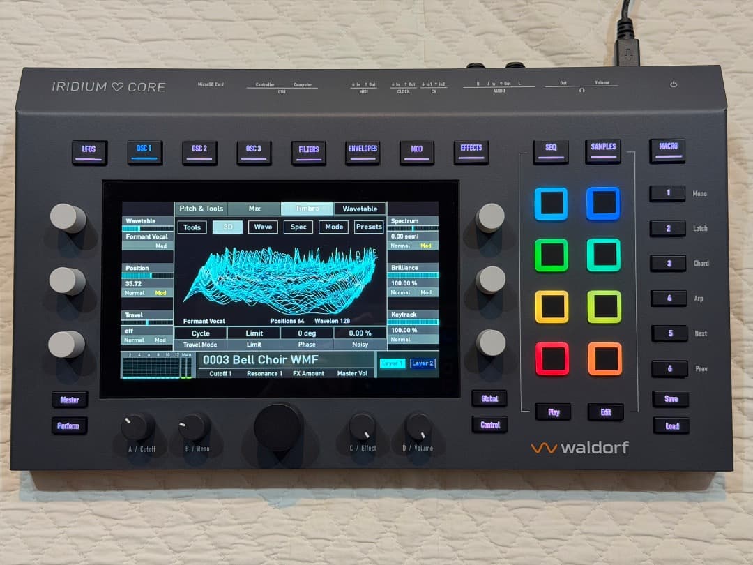 waldorf / IRIDIUM CORE / デスクトップ・シンセサイザー