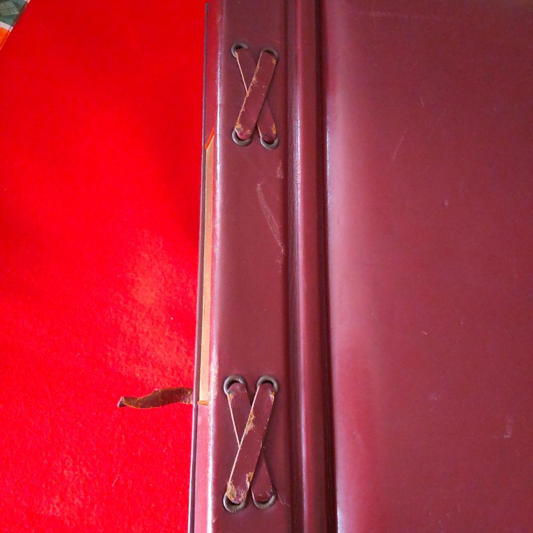 アンティーク革製アルバム/未使用品