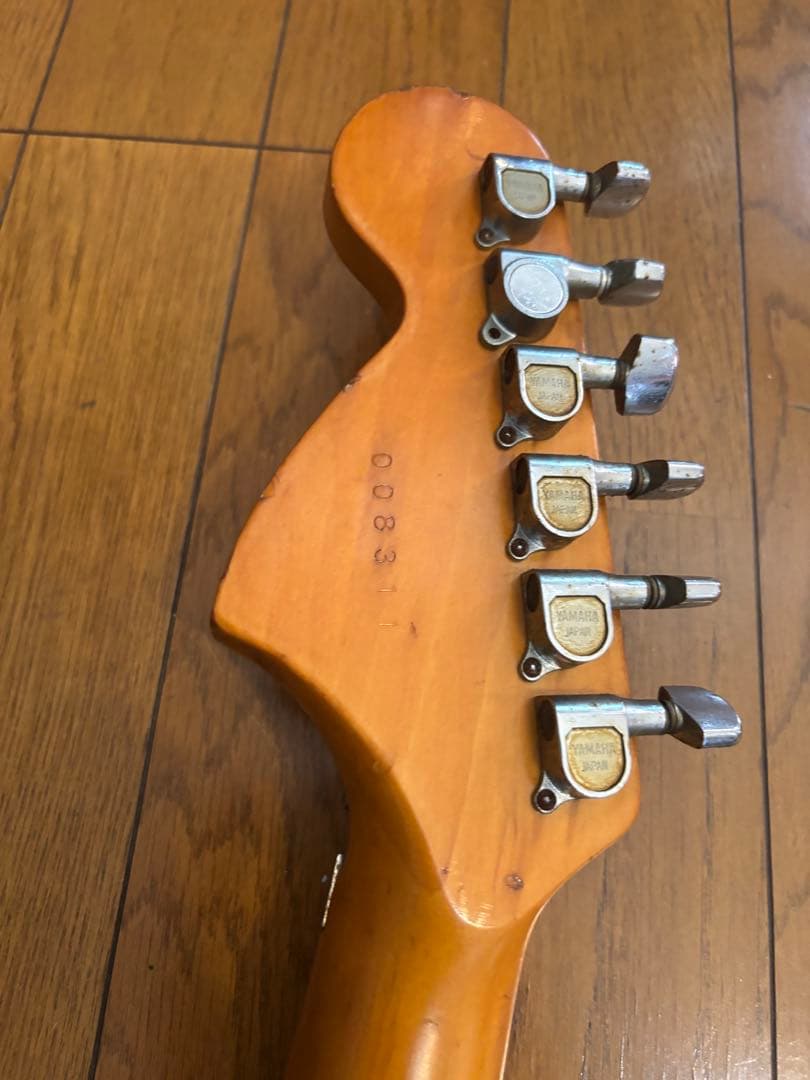 YAMAHAST500のネックに フェルナンデスなボディのカスタムストラトタイプ