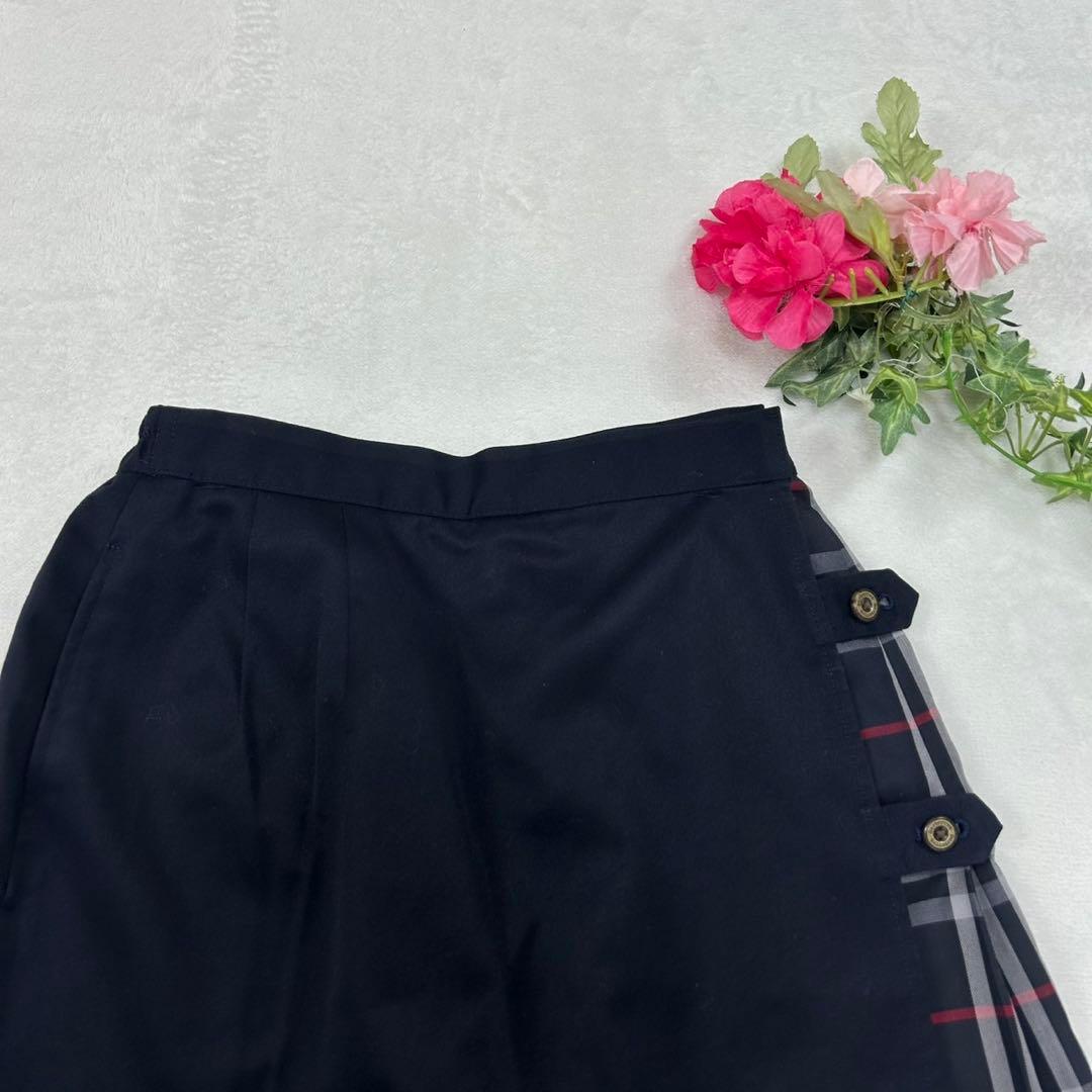 H401 新品未使用 M バーバリー ラップスカート キュロット レディース