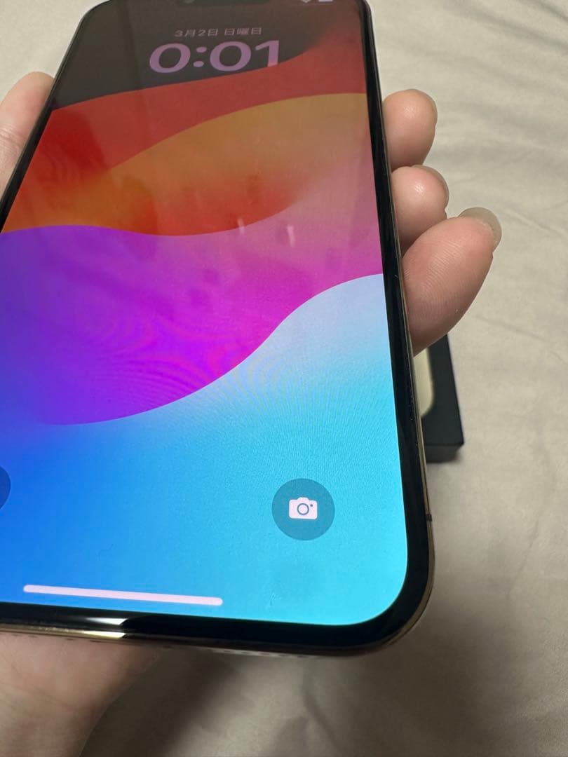 美品 Apple iPhone 13 ProMax ゴールド　本体256G