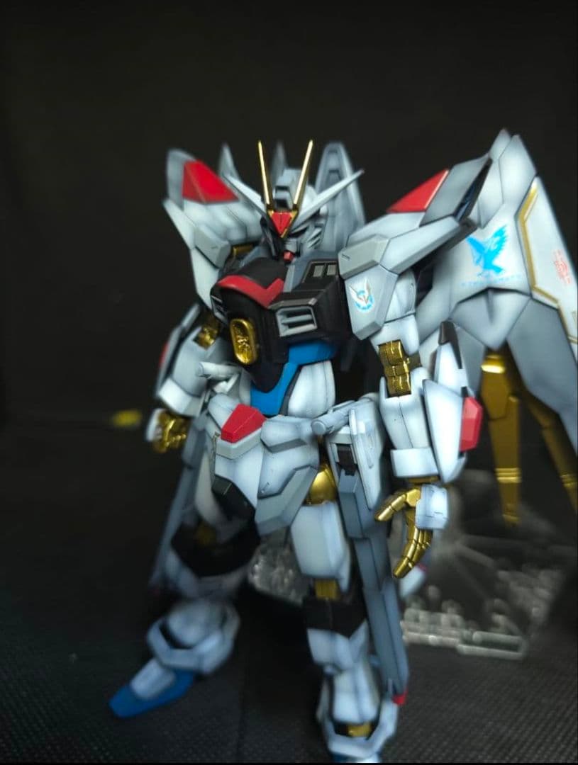HG　マイティーストライクフリーダムガンダム　塗装完成品
