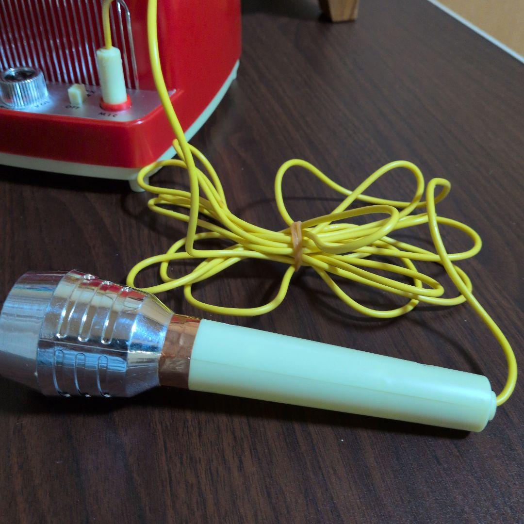 レコードを聴きながらマイクで歌える　アグネスチャンスタープレイヤー　レトロ玩具