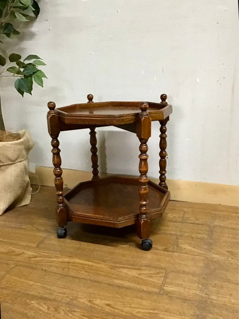 管318☆三越家具☆ブルージュ☆アンティーク☆カントリースタイル☆ワゴン