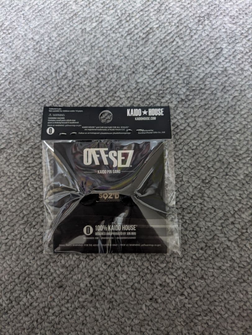 街道ハウス　ピンズ　　OFFSE7® 海道ポルカイド「SQZ'D」