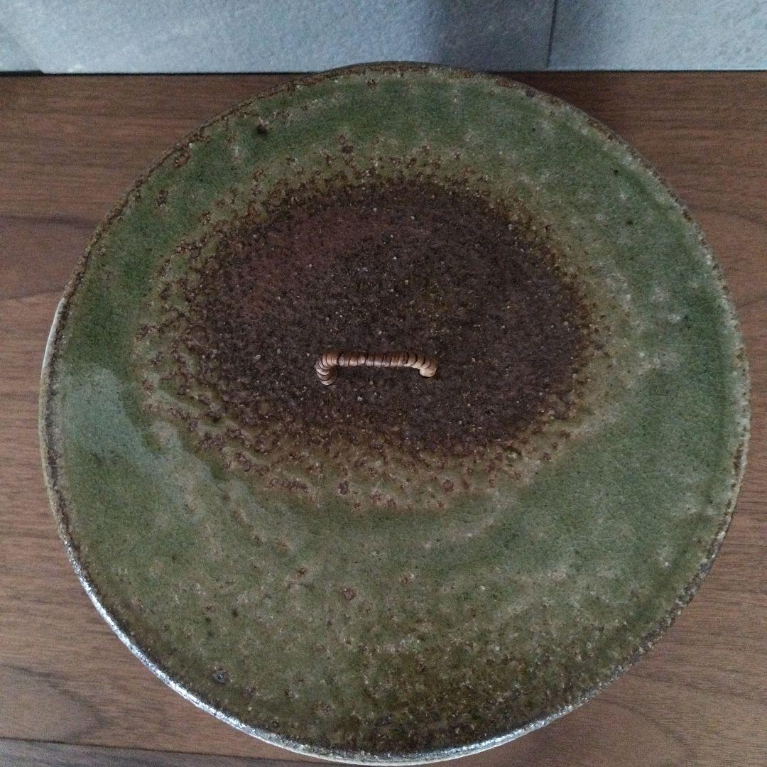 茶道具 　水指　大水指　大祖窯 　竹内公明造