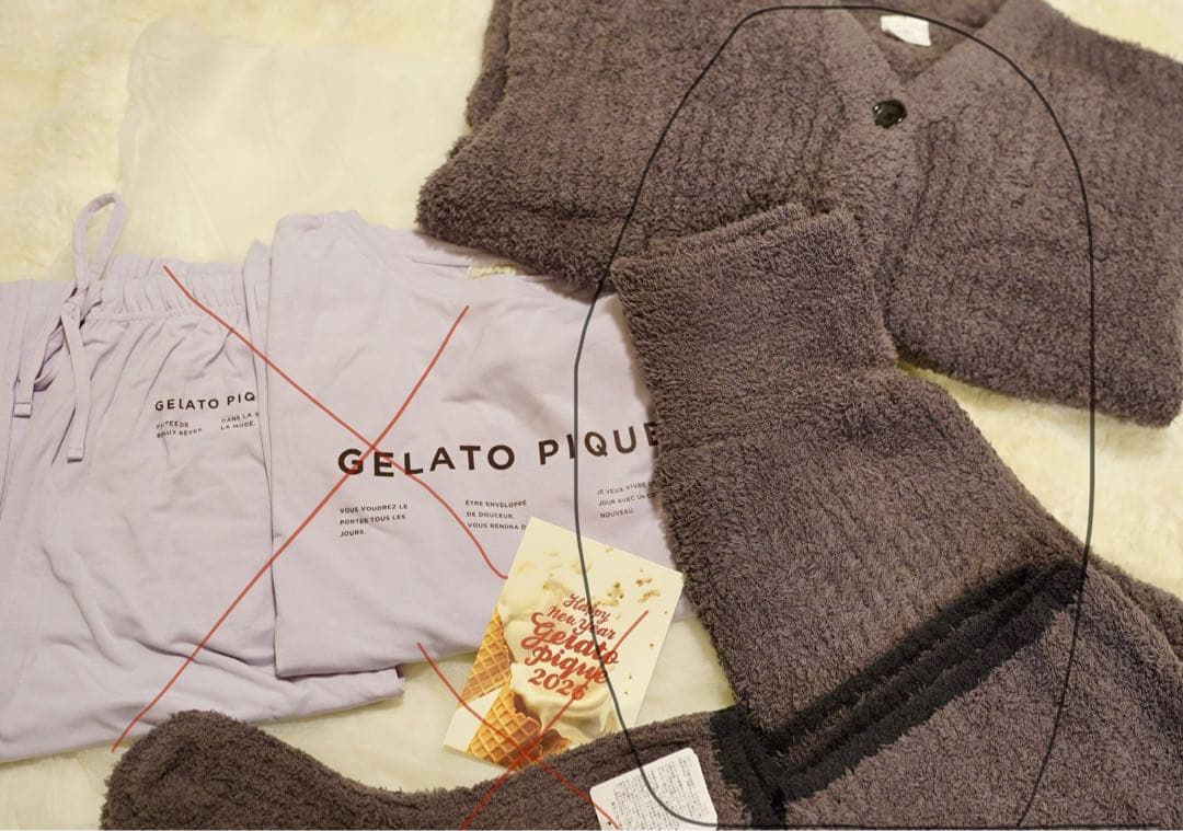 GELATO PIQUE 　ルームウェア上下