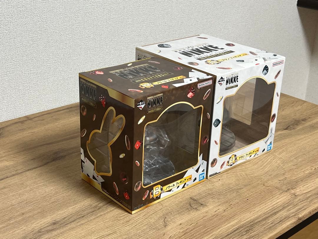 未開封勝利の女神NIKKE 一番くじ A賞ブラン＆B賞ノワール フィギュアセット
