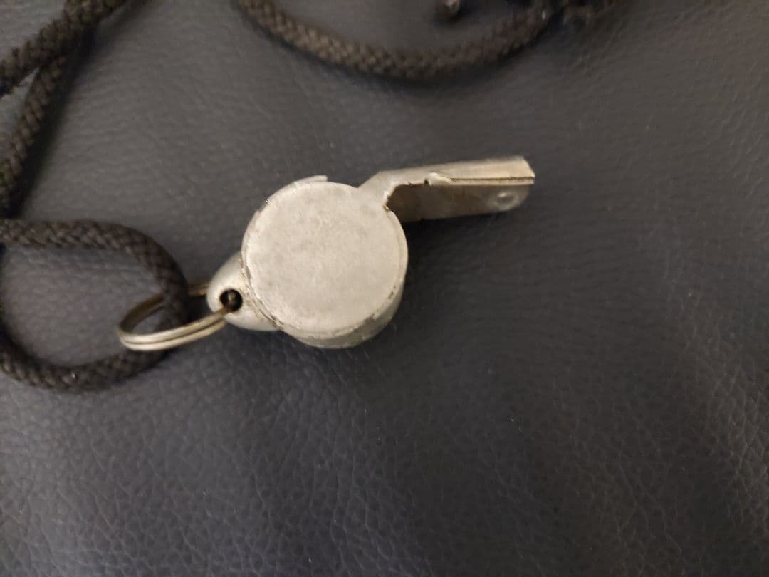 ★国鉄『SEIKO 手巻き懐中時計/ホイッスル』鉄道グッズ2点セット/ジャンク品