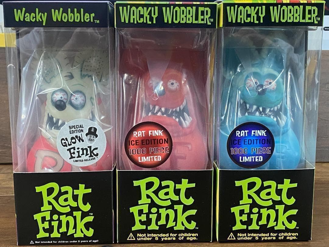 ラットフィンク ボビングヘッド 限定品 3体セット FUNKO
