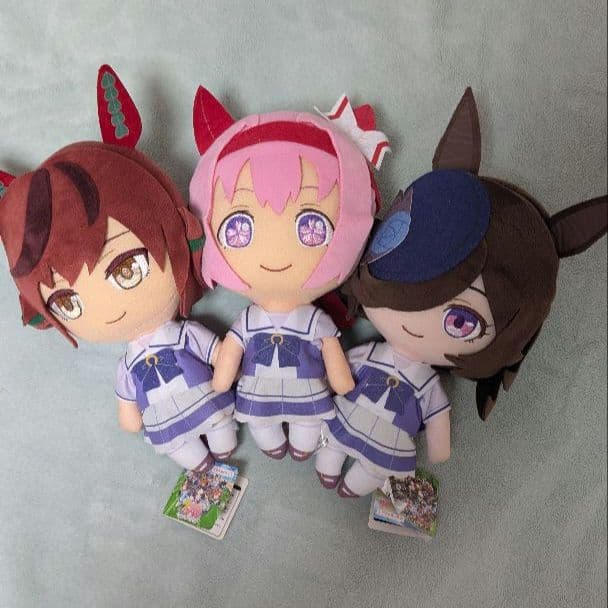 ウマ娘 巨大ぬいぐるみ　ハルウララ　ライスシャワー　ナイスネイチャ