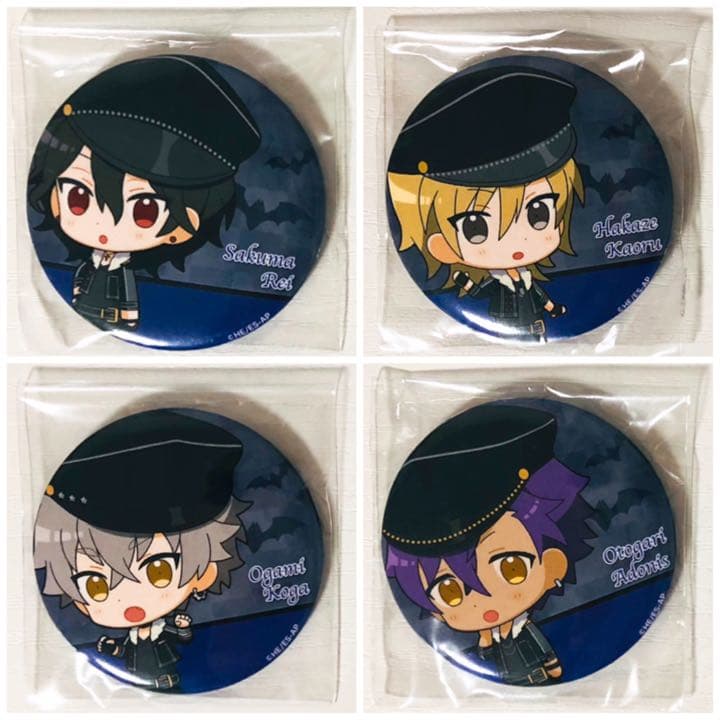 新品★あんスタ【UNDEAD】カラオケの鉄人★缶バッジ★キャラバッジ★4点セット