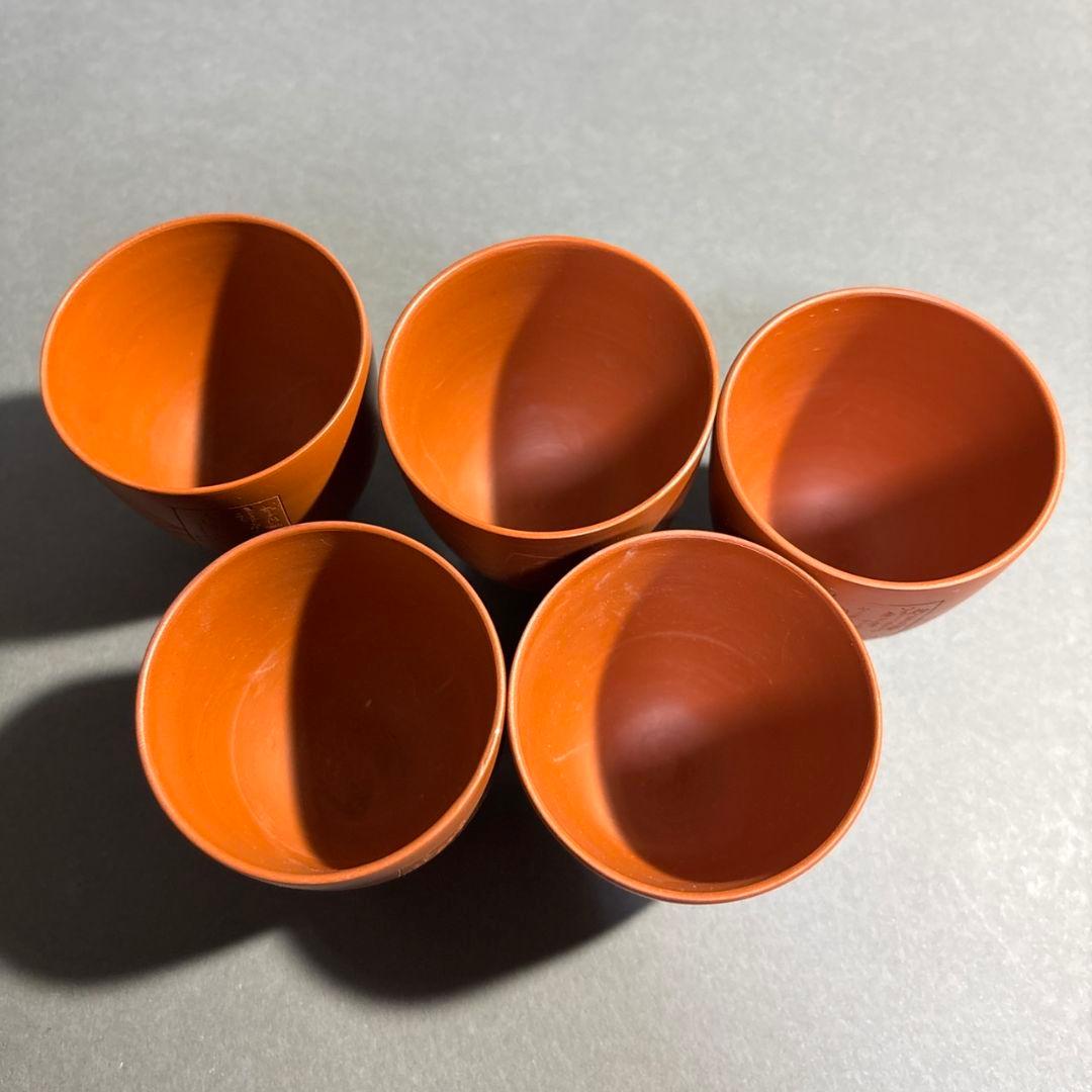 常滑焼　暁山　三十六歌仙刻　煎茶器