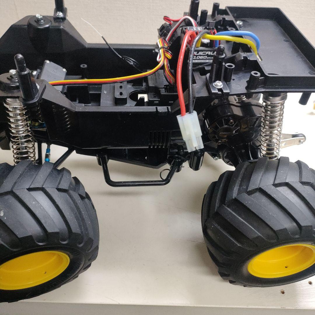 【走行少】タミヤ ミッドナイトパンプキン、プロポ、メカ付き