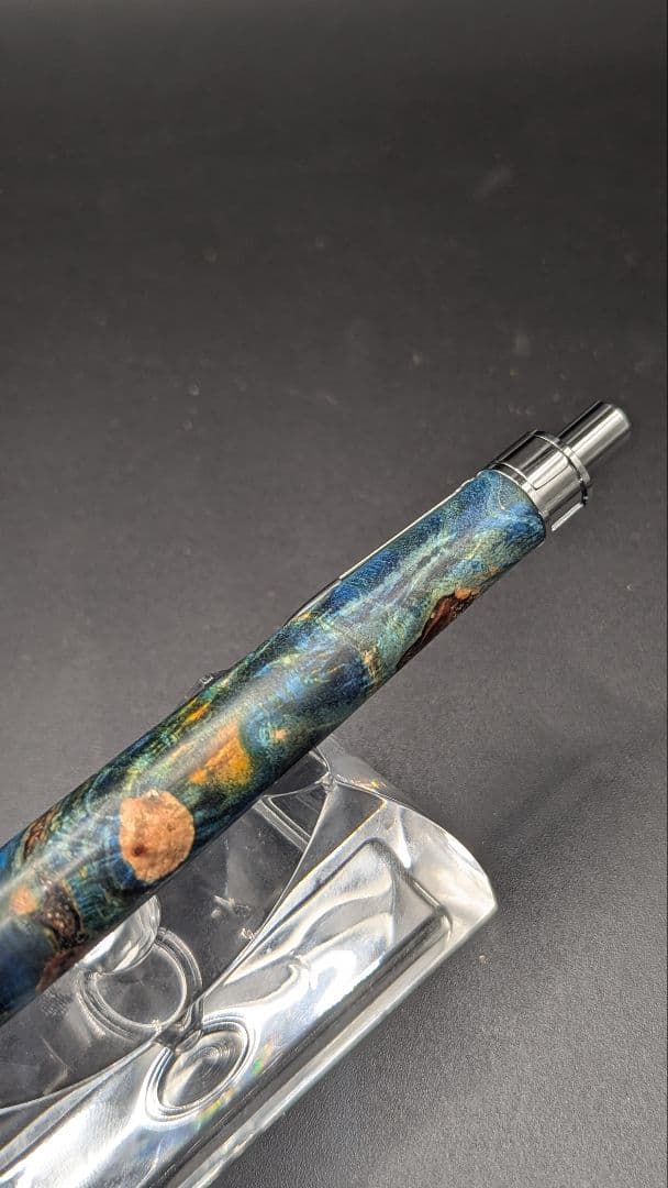 259ペン工房翌檜　スタビライズドウッドバーチバール　木軸シャーペン　ボールペン