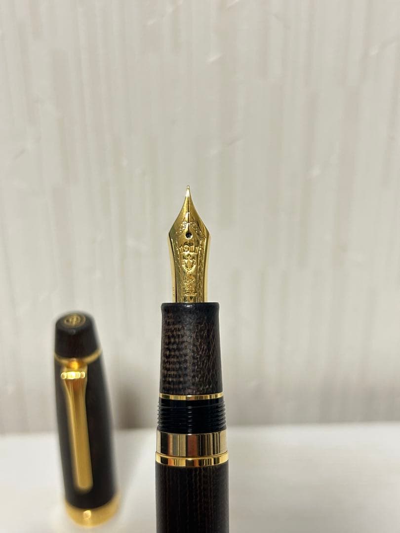 【大幅値下げ】セーラー万年筆　プロフェッショナルギア　マイカルタ　グリーン　細字