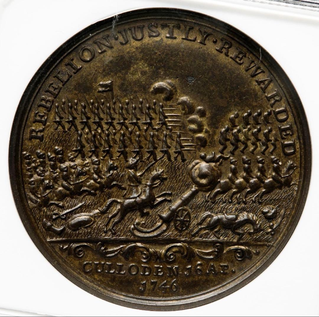 希少英国メダル1746年 カロデンの戦い メダル