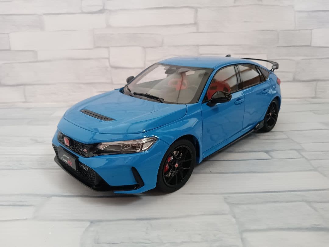 1/18 新型シビック　タイプR FL5 ミニカー　レーシングブルー・パール