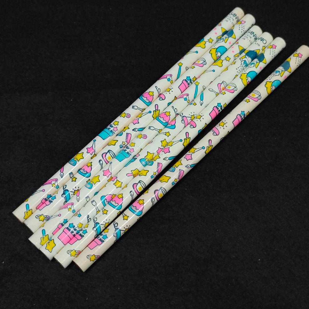 ■ 昭和レトロ 1976年 サンリオ キキララ 鉛筆セットとシールのセット ■