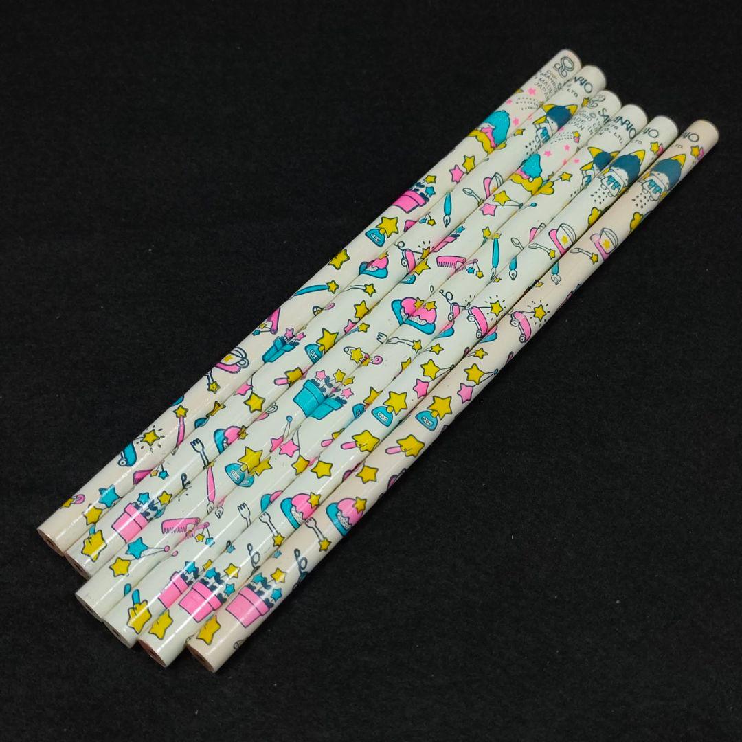 ■ 昭和レトロ 1976年 サンリオ キキララ 鉛筆セットとシールのセット ■