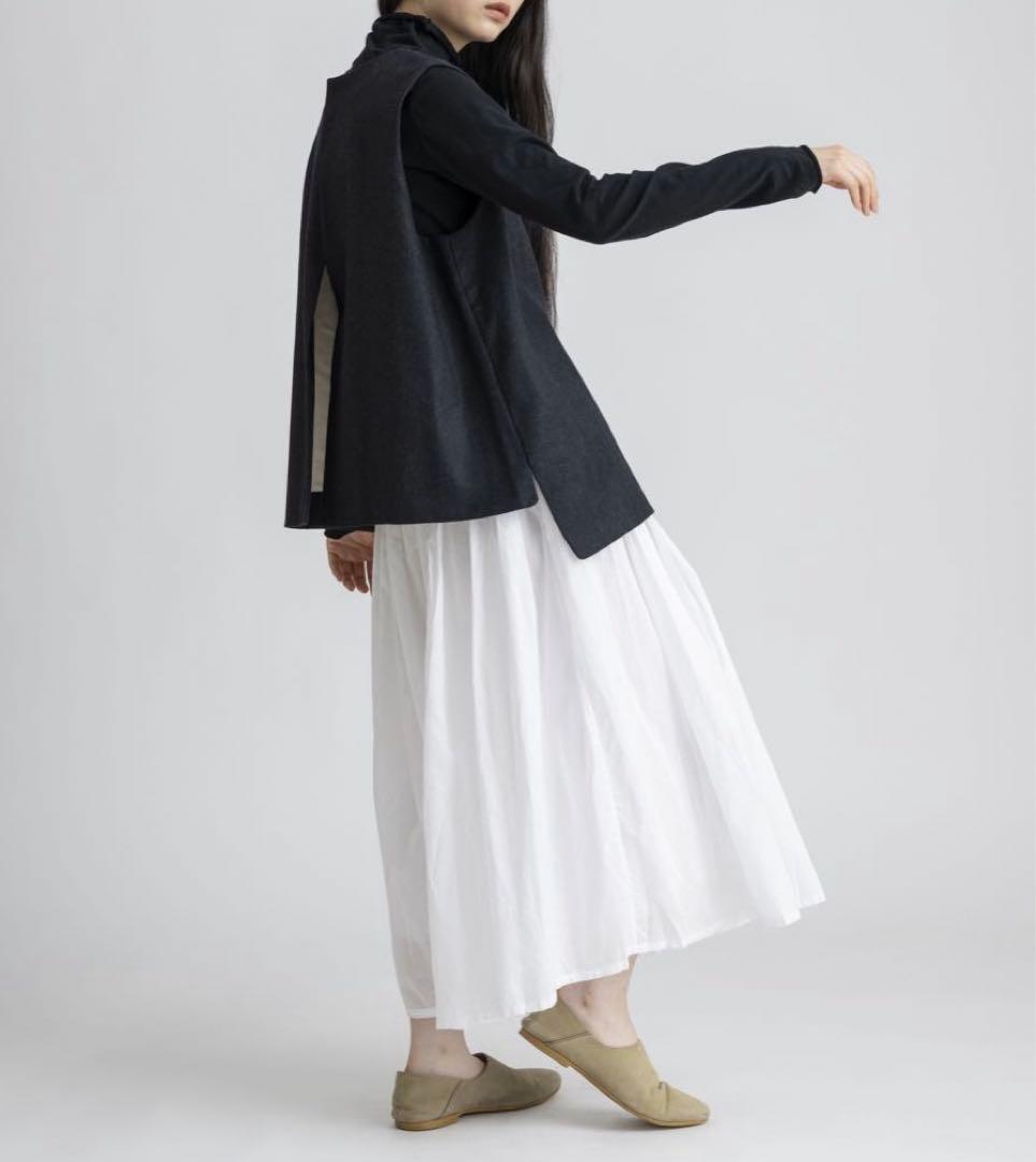 美品◇ francesca amam label ギャザーパンツ/ホワイト