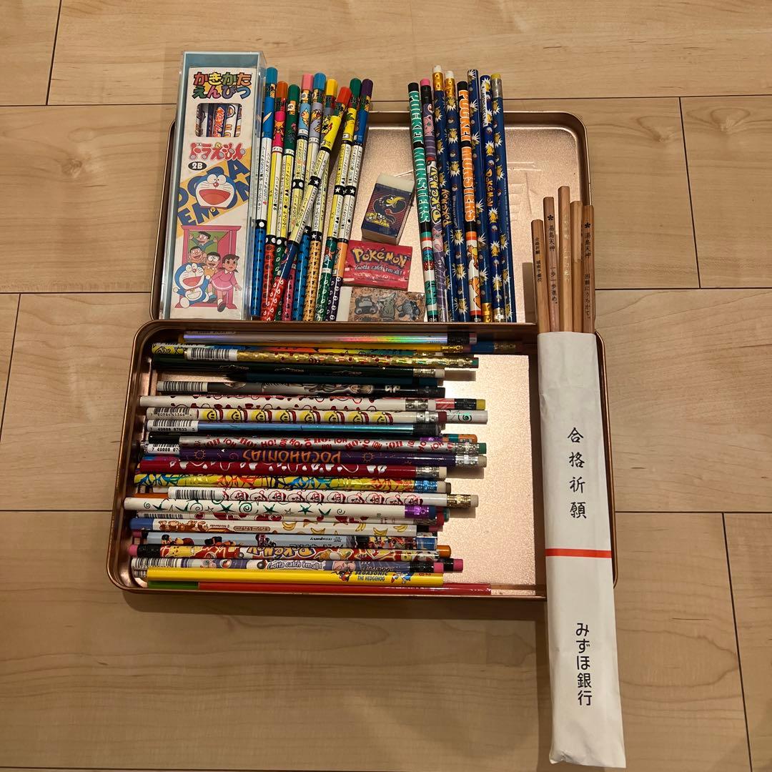 ドラえもん・ポケモン他鉛筆約80セット