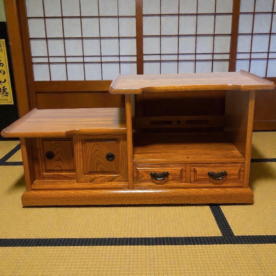 欅 けやき/置床 置き床/飾り棚/茶道具/飾り台/花台/床の間