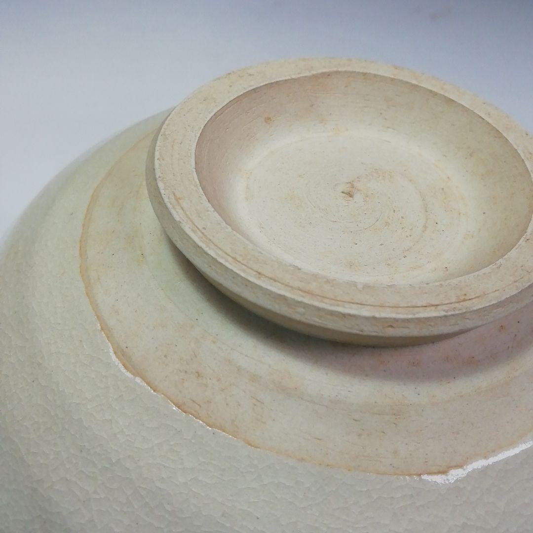 Ｓ３１３　茶碗　『仁清藤花画』『清閑寺窯　杉田祥平』　共箱　抹茶碗　茶道具