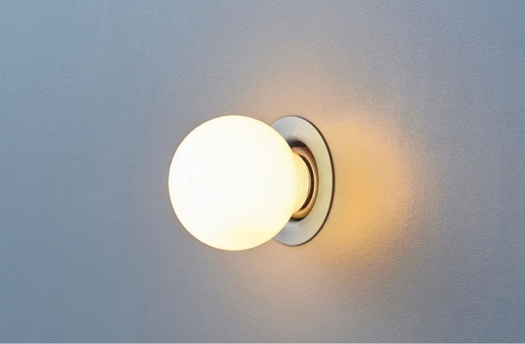 NEW LIGHT POTTERY mob17 silver E17壁掛け照明