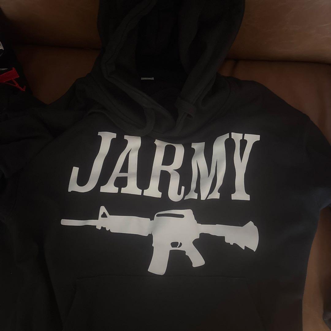 JARMY フード付きパーカー 黒 +81