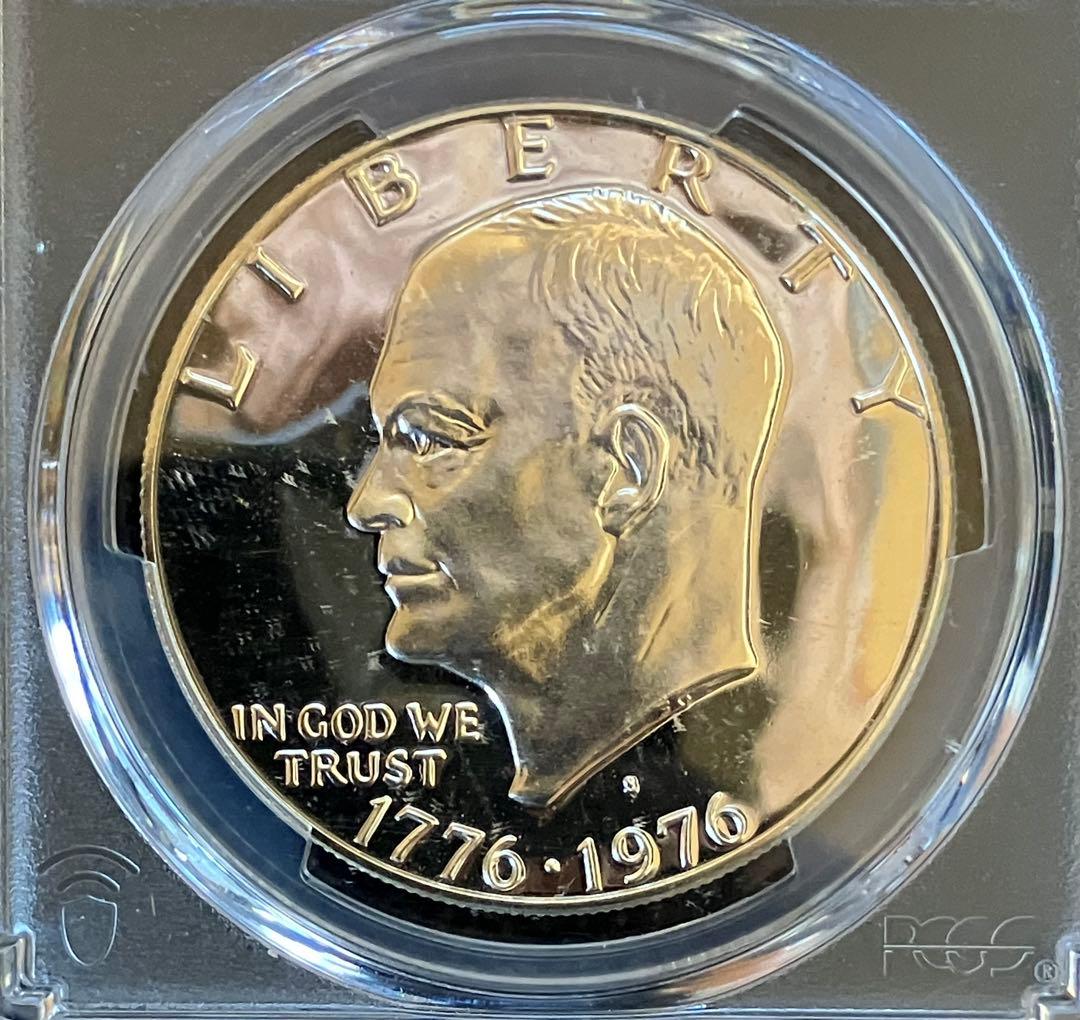 アメリカ 1976-S アイゼンハワー プルーフOne Dollar銀貨