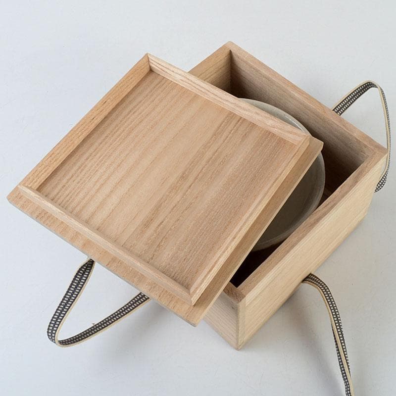 茶道具　瀬戸焼　福海窯　水野鉐一作　茶碗　共布共箱　C　9408