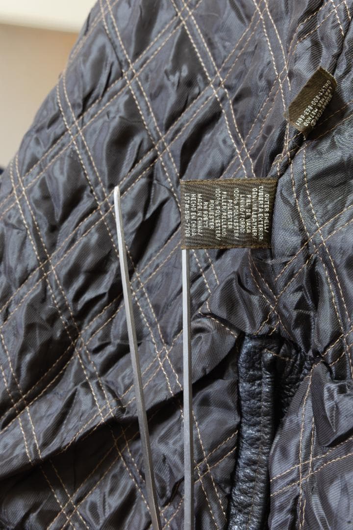 美品 St. John's Bay カーコートレザージャケット 茶芯ヴィンテージ