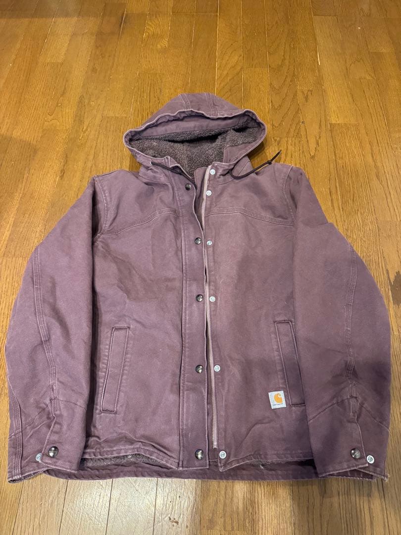 Carhartt パープル フード付きジャケット