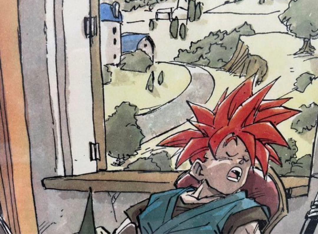 【入手困難／極美品クラス】クロノ・トリガー B2ポスター鳥山明の世界展 販売品