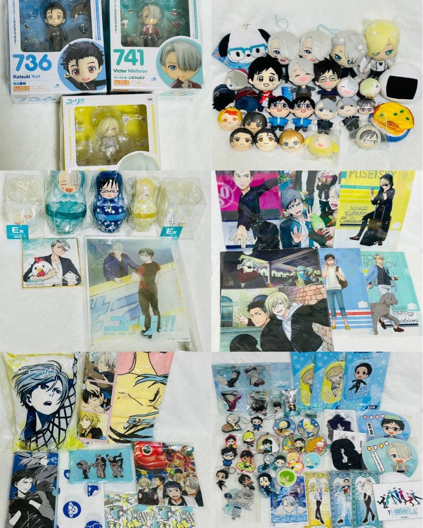 ユーリ!!! on ICE ぬいぐるみ　アクスタ　アクキー　ファイル　まとめ