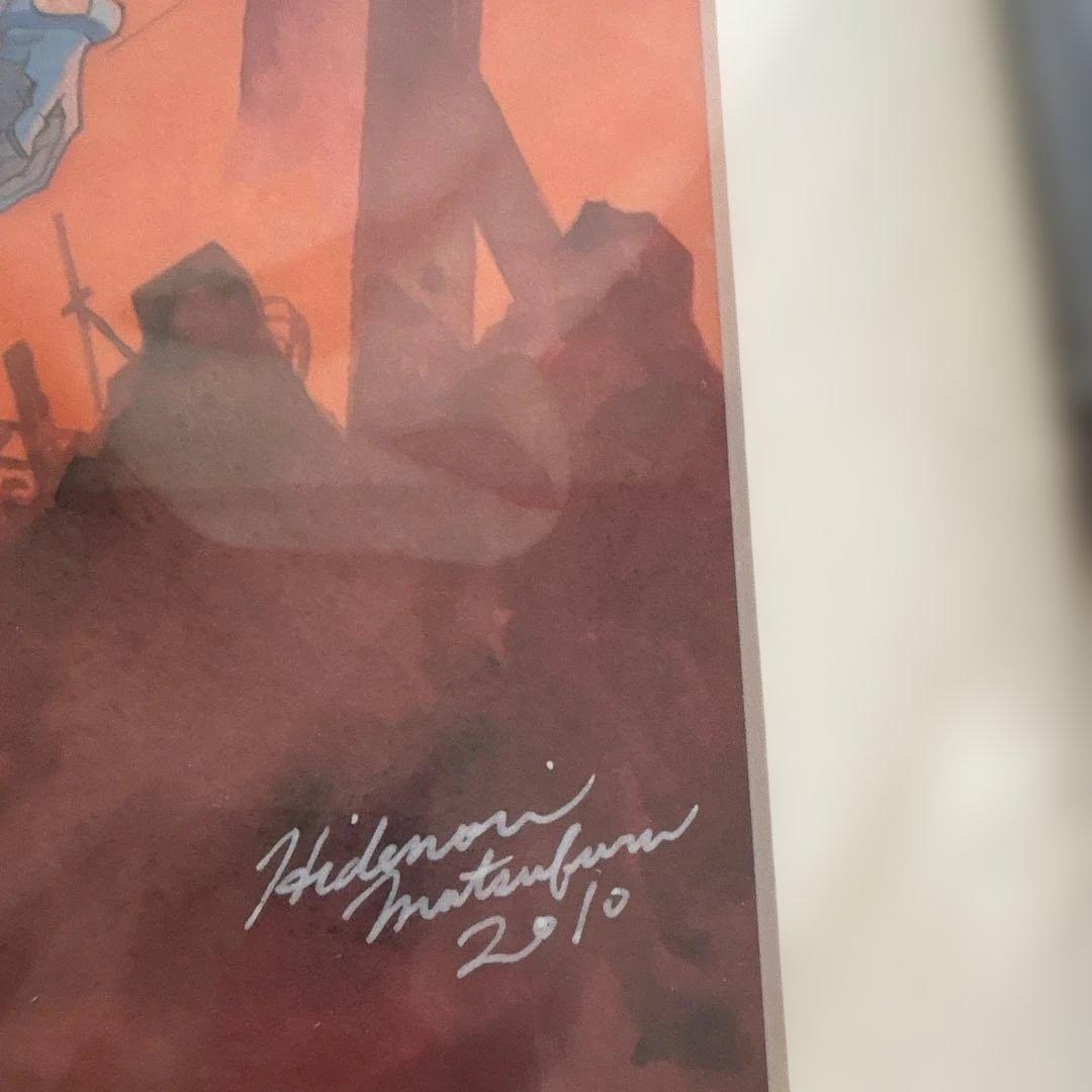 エヴァンゲリオン 複製原画 カヲル シンジ 松原秀典直筆サイン