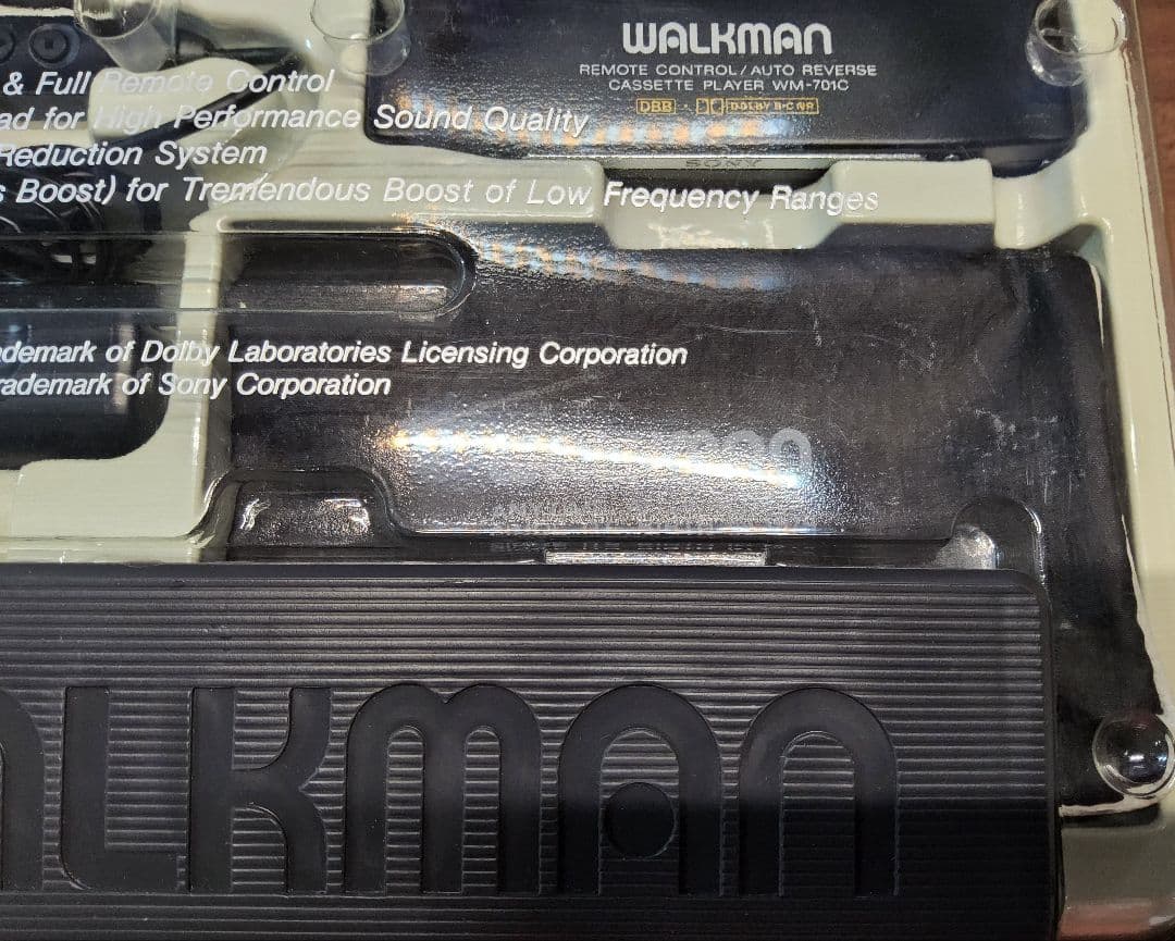 【新品同様 レア！】SONY ウォークマン WM-701C ブラック 整備済み