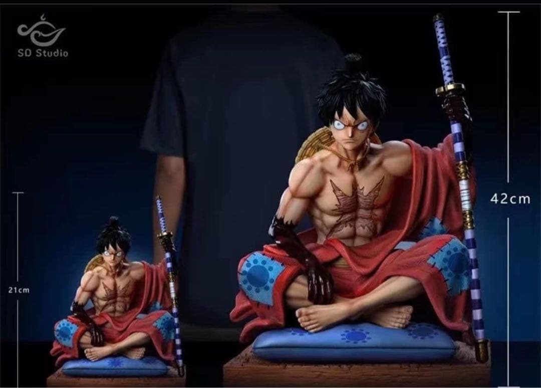 ワンピース　モンキー・D・ルフィ　ガレージキット　フィギュア　完成品　1／4