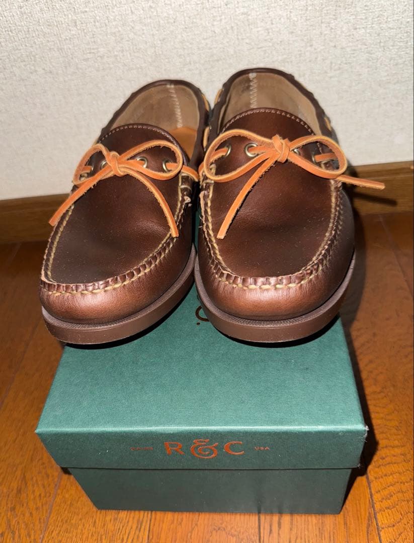 靴 RANCOURT&Co./Gilman Camp Moc Chromexcel